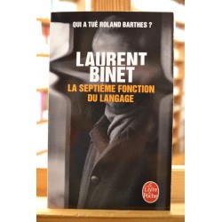 La septième fonction du langage Roland Barthes Binet Roman Poche livre occasion Lyon
