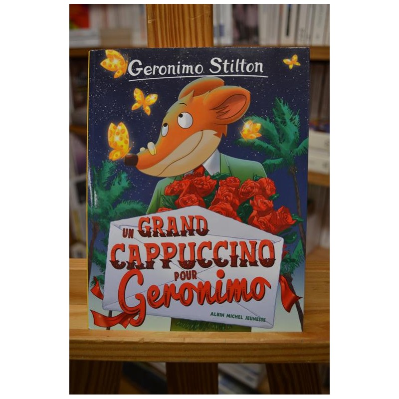 Geronimo Stilton 5 Un grand cappuccino pour Geronimo Albin Michel jeunesse Roman 8 ans jeunesse occasion