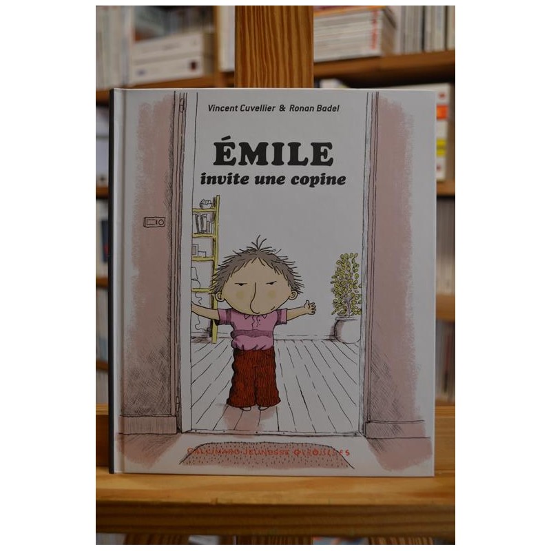 Émile invite une copine Cuvellier Badel Gallimard Giboulées Album jeunesse livre occasion Lyon