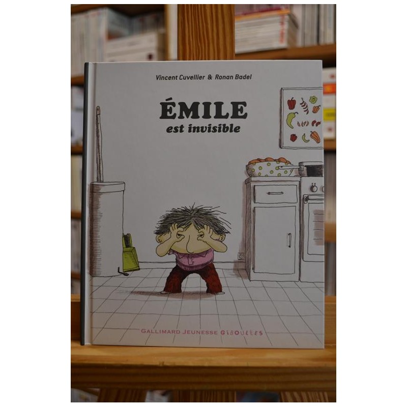 Émile est invisible Cuvellier Badel Gallimard Giboulées Album jeunesse livre occasion Lyon