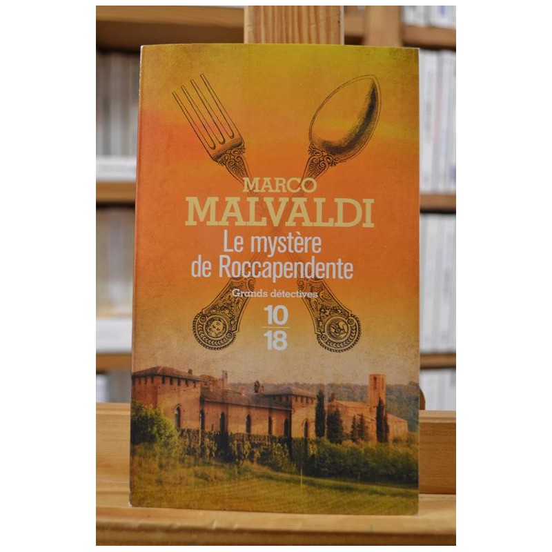 Le mystère de Roccapendente Malvaldi 10*18 Toscane  Roman Policier Poche occasion Lyon