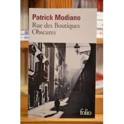 Rue des boutiques obscures Modiano Goncourt Nobel Roman Folio Poche livre occasion Lyon