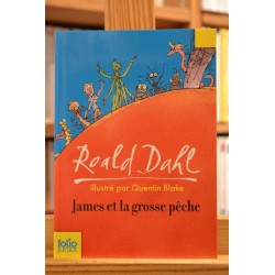 James et la grosse pêche Dahl Folio junior Poche Roman 9 ans jeunesse occasion