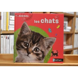 Les chats Kididoc animaux Nathan Documentaire 6 ans jeunesse livre occasion Lyon