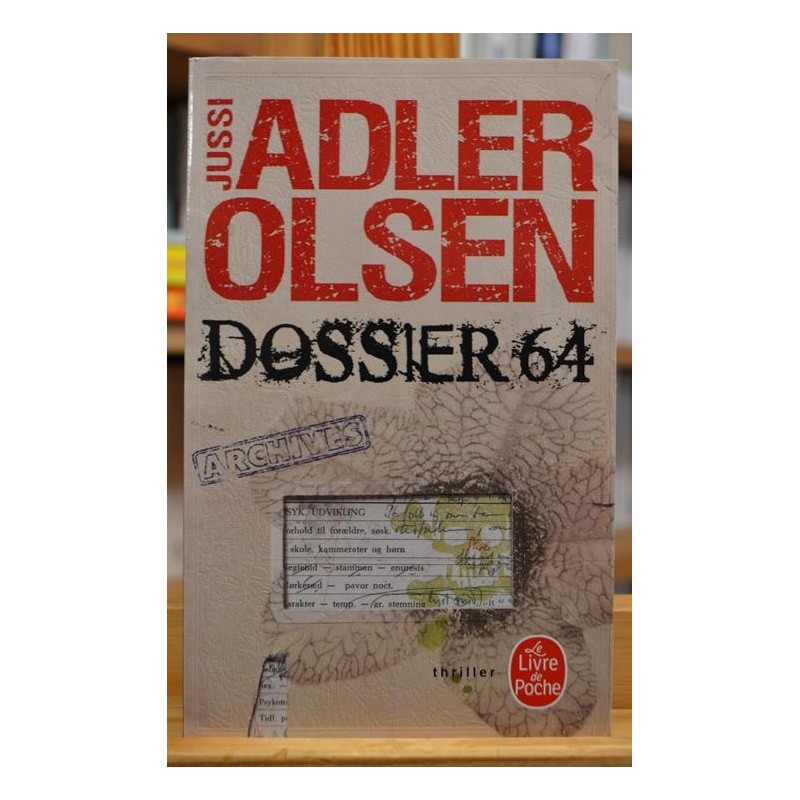 Dossier 64 Département V Adler-Olsen Poche Thriller occasion