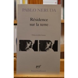Résidence sur la terre Neruda Poésie Gallimard nrf poche occasion